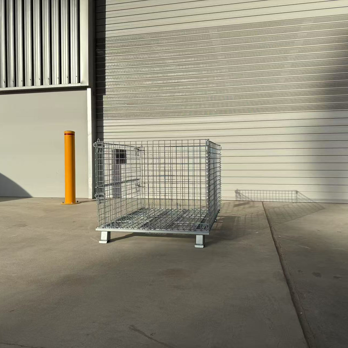 Stillage Cage Australia | Folding Pallet Cage 1200×1000×890mm – Steel ...