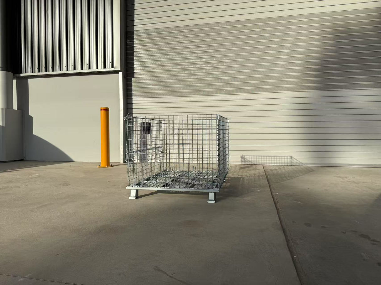 Stillage Cage 1200×1000×890mm – Folding Pallet Cage (300kg / 800kg)