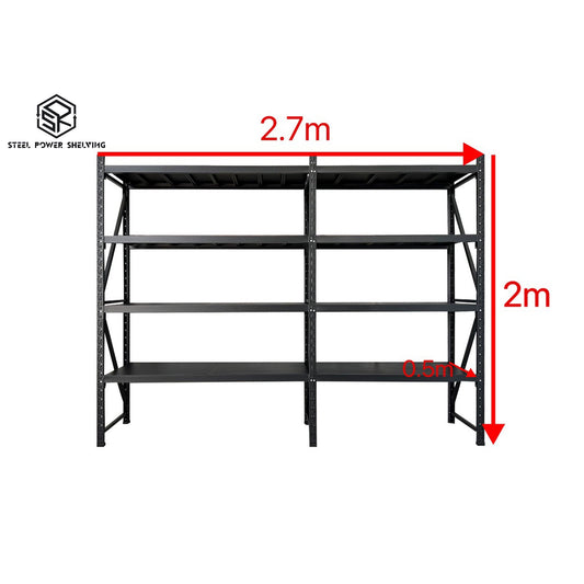 Shelf 2.0m(H)x2.7m(L)x0.5m(D)1200kg Connecting Shelving