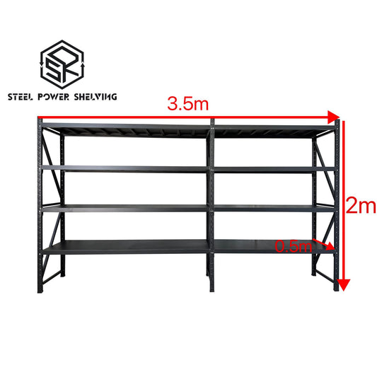 Shelf 2.0m(H)x3.5m(L)x0.5m(D)1200kg Connecting Shelving