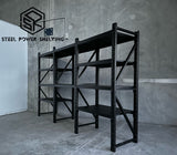 Longspan Shelving 2.0m(H)x3.6m(L)x0.6m(D) 3000kg Heavy Duty Garage Storage Shelving