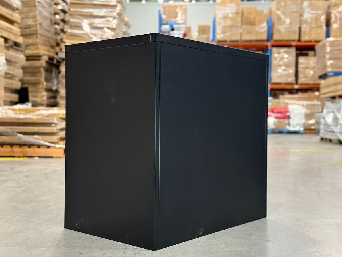 Lockable Metal Storage Cabinet with Shelf –  Steel Garage Cabinet