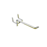Heavy Duty Pegboard Hooks for Garage Workshop Tool Storage – 10cm 15cm 20cm (Silver & Black)