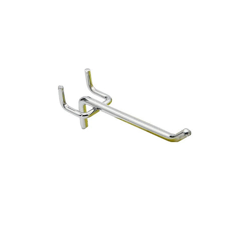 Heavy Duty Pegboard Hooks for Garage Workshop Tool Storage – 10cm 15cm 20cm (Silver & Black)