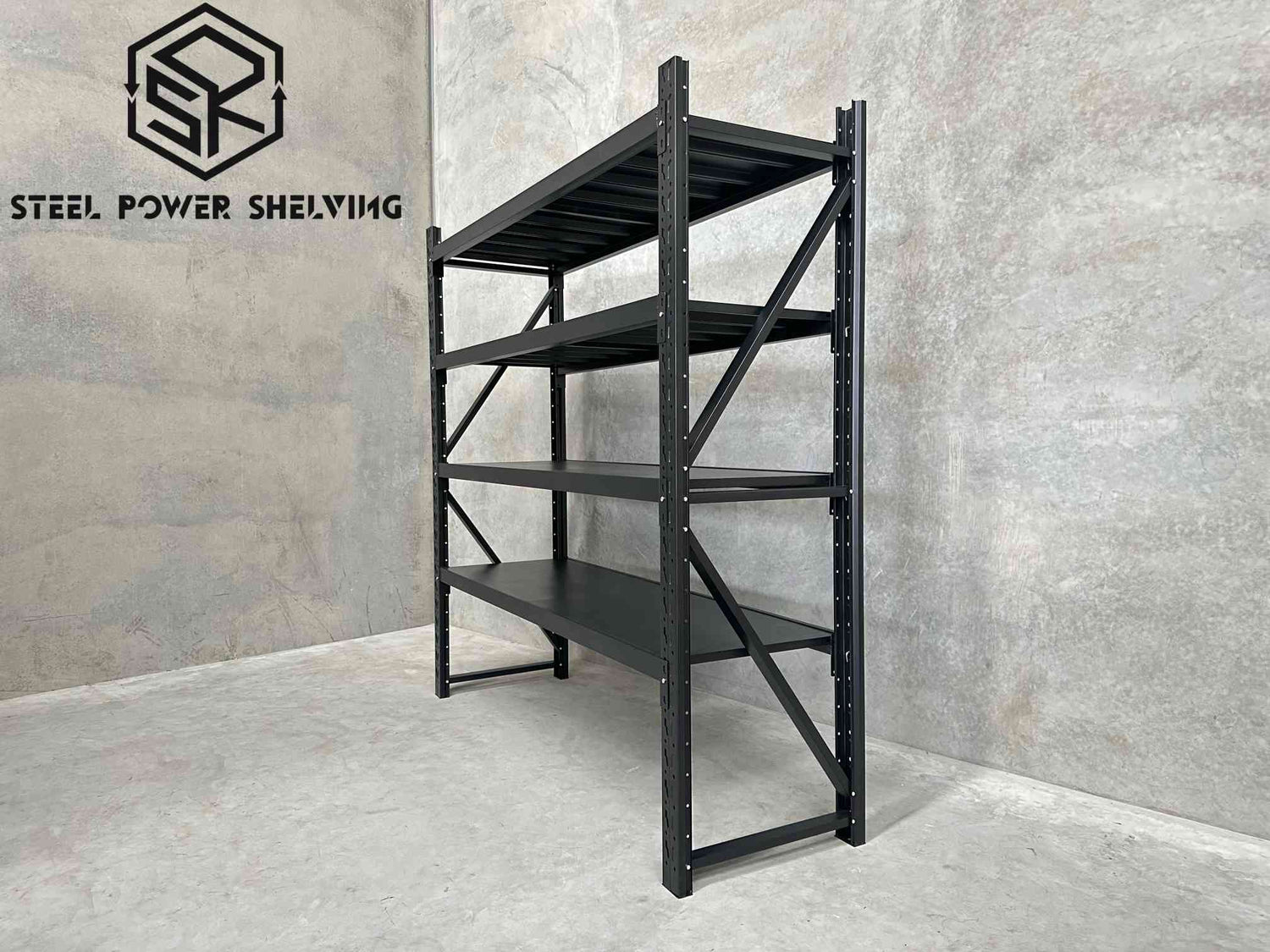 1. SteelPowerShelving Garage Storage Shelves 2.0m(H)x2.0m(L)x0.6m(D) 1000kg