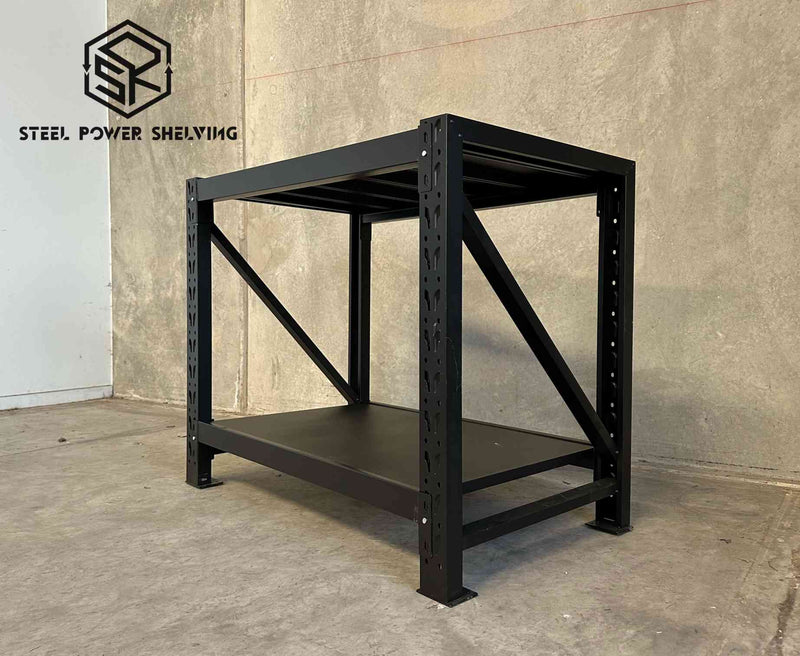 1. Steel Power Shelving Workbench