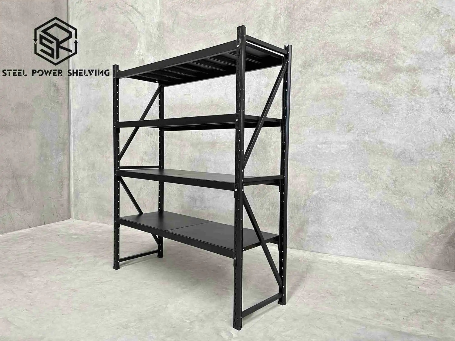 Garage Shelving 1.8m(H)x1.5m(L)x0.5m(D) 800kg Metal Storage Rack Adjustable Shelves Garage Shelving 1.8m(H)x1.5m(L)x0.5m(D) 800kg Metal Storage Rack Adjustable Shelves