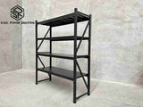 Garage Shelving 2.0m(H)x1.5m(L)x0.5m(D) 800kg Metal Storage Rack Adjustable Steel Shelves
