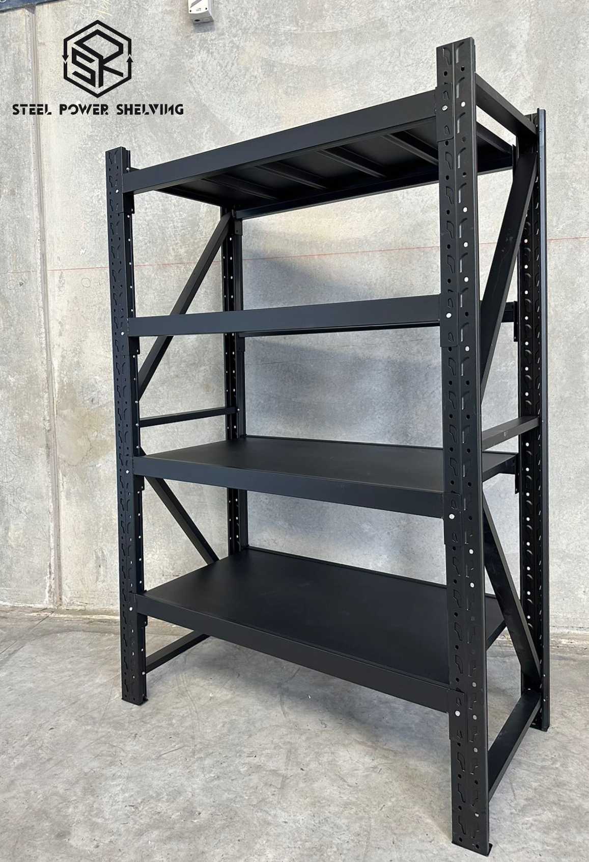 Garage Shelving 1.8m(H)x1.2m(L)x0.6m(D) 1200kg Storage Rack Adjustable Shelves
