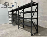 Longspan Shelving 1.8m(H)x4.2m(L)x0.6m(D) 3000kg Heavy Duty Garage Storage Shelving Workbench