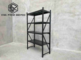 Garage Shelving 2.0m(H)x1.2m(L)x0.5m(D) 800kg Metal Storage Rack Adjustable Shelves