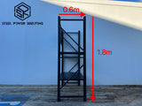 Heavy Duty Garage Workbench Workstation with Pegboard 1.8m(H)x3.2m(L)x0.6m(D) 1800kg