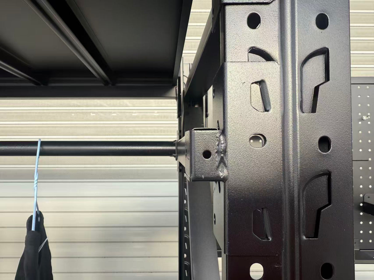Steel Power Hanging Rail Accessory for 0.6m Depth Heavy-Duty Shelf Only