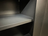 File cabinet Matt black storage unit