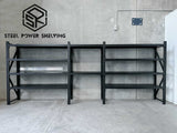 Shelf 2.0m(H)x5.2m(L)x0.6m(D)3000kg Shelving+Workbench