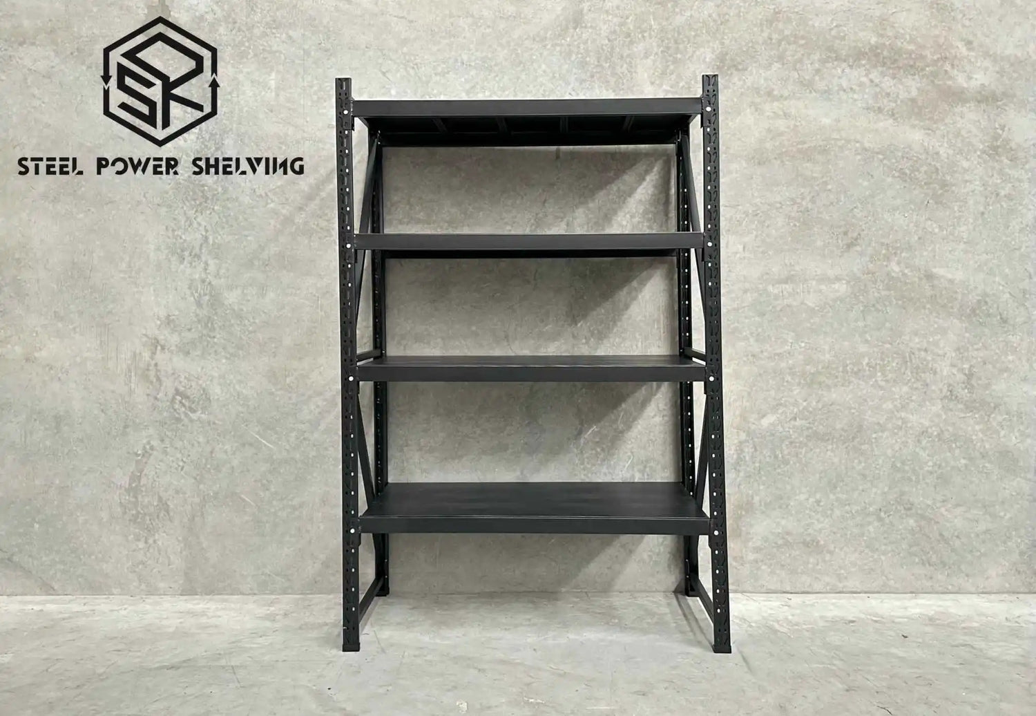 Garage Shelving 1.8m(H)x1.2m(L)x0.5m(D) 800kg Metal Storage Rack Adjustable Shelves Garage Shelving 1.8m(H)x1.2m(L)x0.5m(D) 800kg Metal Storage Rack Adjustable Shelves