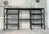 Garage Shelving 1.8m(H)x3.6m(L)x0.5m(D) 2000kg Storage Rack with Workbench Adjustable Shelves