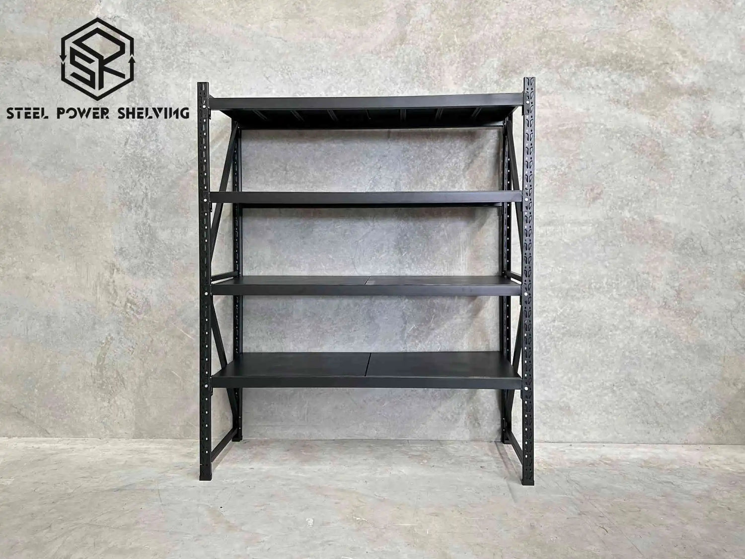 Garage Shelving 1.8m(H)x1.5m(L)x0.5m(D) 800kg Metal Storage Rack Adjustable Shelves Garage Shelving 1.8m(H)x1.5m(L)x0.5m(D) 800kg Metal Storage Rack Adjustable Shelves