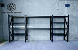 Longspan Shelving 1.8m(H)x4.4m(L)x0.6m(D) 3000kg Heavy Duty Garage Storage Shelving Workbench