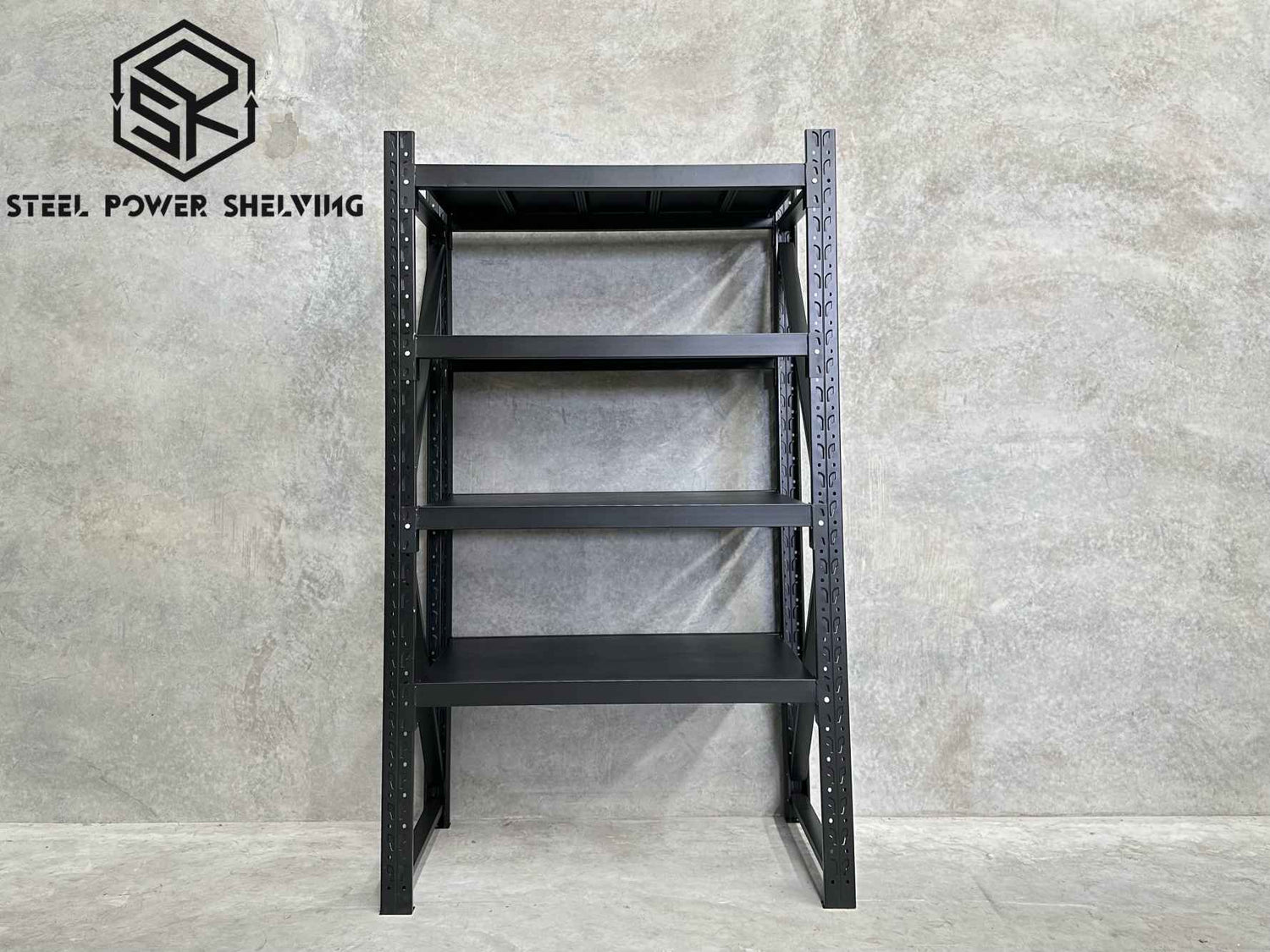 Garage Shelving 2.0m(H)x1.2m(L)x0.6m(D) 1200kg Heavy Duty Storage Rack Adjustable Shelves