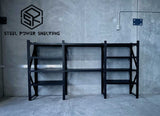 Shelf 2.0m(H)x3.9m(L)x0.6m(D)3000kg Shelving+Workbench