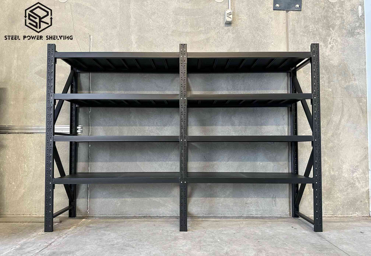 Longspan Shelving 2.0m(H)x3.0m(L)x0.6m(D) 2400kg Heavy Duty Storage Rack Adjustable Shelves