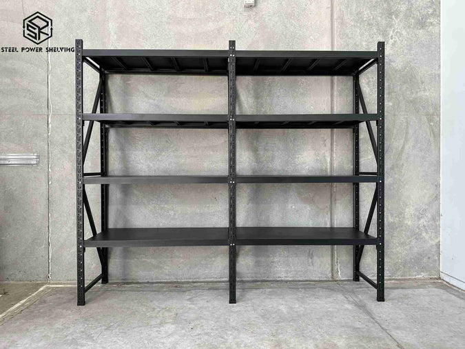 3. Idea 2: Connecting Steel Power Shelving – 1600kg Heavy-Duty System
