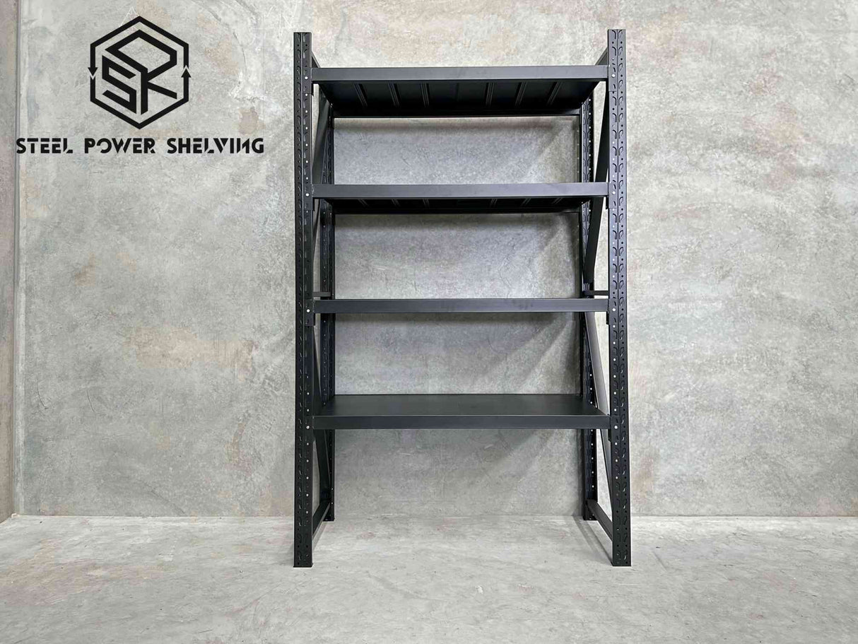 Garage Shelving 2.4m(H)x1.5m(L)x0.6m(D) 1200kg Storage Rack Adjustable Heavy Duty Shelves