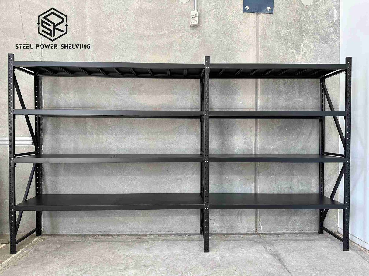 Garage Shelving 2.0m(H)x3.5m(L)x0.5m(D) 1600kg Storage Rack Connecting Adjustable Shelves