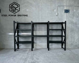 Longspan Shelving 1.8m(H)x3.6m(L)x0.6m(D) 3000kg Heavy Duty Garage Storage Shelving Workbench
