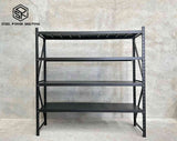 Garage Shelving 2.0m(H)x2.0m(L)x0.5m(D) 800kg Storage Rack Adjustable Shelves
