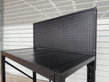 Pegboard Panel 1.2m(L)x0.5m(H) Heavy Duty Garage Workbench Tool Organiser (5 Hooks Included)