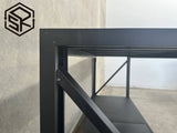 Steel Workbench 0.9m(H)x2.0m(L)x0.6m(D) 600kg Heavy Duty Garage Workshop Bench Steel Workbench 0.9m(H)x2.0m(L)x0.6m(D) 600kg Heavy Duty Garage Workshop Bench