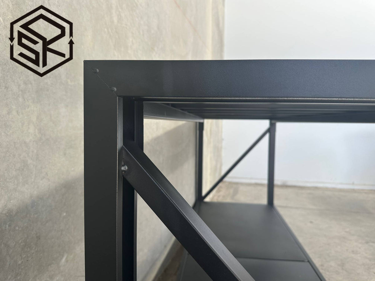 Steel Workbench 0.9m(H)x1.2m(L)x0.6m(D) 600kg Heavy Duty Garage Workshop Bench