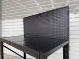 Heavy Duty Workbench with Pegboard 1.2m – Garage Tool Bench 600KG Capacity