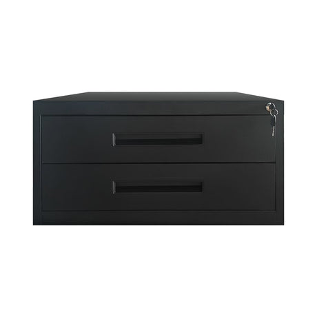 Metal Double Drawer Storage Unit (Lockable)
