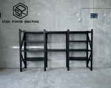 Longspan Shelving 2.0m(H)x3.6m(L)x0.6m(D) 3000kg Heavy Duty Garage Storage Shelving