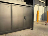 Lockable Metal Storage Cabinet with Shelf –  Steel Garage Cabinet