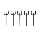Heavy Duty Pegboard Hooks for Garage Workshop Tool Storage – 10cm 15cm 20cm (Silver & Black)