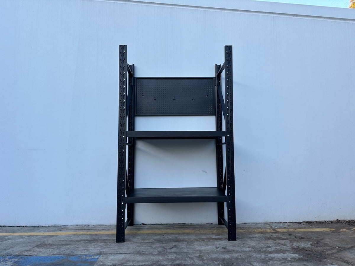Heavy Duty Garage Workbench with Pegboard 2.0m(H)x1.2m(L)x0.6m(D) 600kg Storage Shelving System