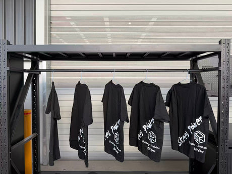 Hanging Rail for Shelving 0.6m Depth – Heavy Duty Clothes Rail Attachment