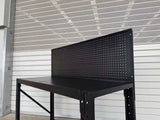 Heavy Duty Workbench with Pegboard 1.5m – Garage Tool Workstation 600KG Capacity