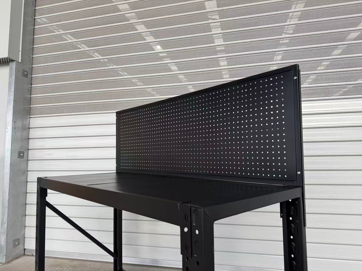 Pegboard Panel 1.5m(L)x0.5m(H) Heavy Duty Garage Workbench Tool Organiser (5 Hooks Included)