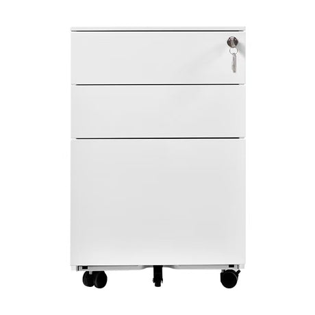 3-Drawer Lockable Mobile Pedestal
