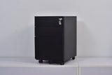 3-Drawer Lockable Mobile Pedestal