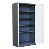 File cabinet Matt black storage unit