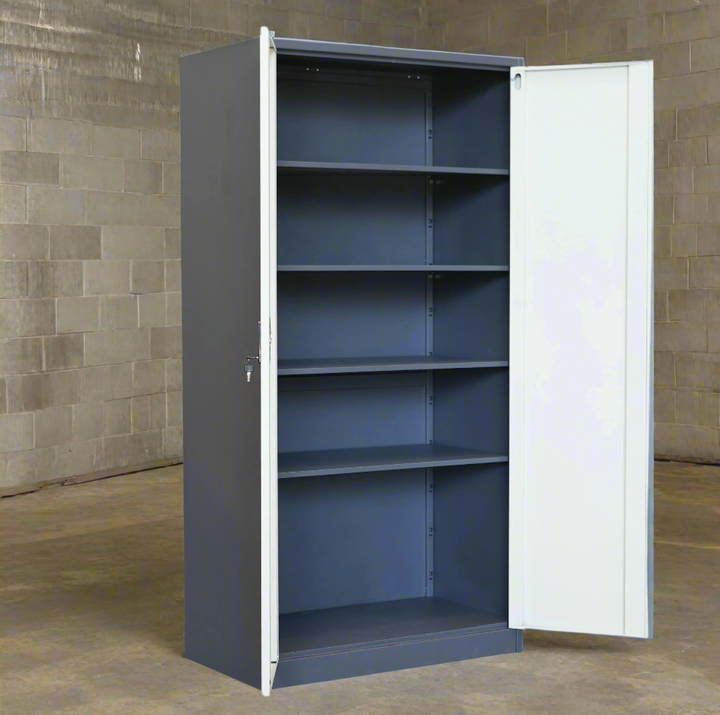 File cabinet Matt black storage unit