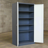 File cabinet Matt black storage unit