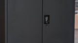 Metal closet Matt black