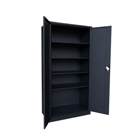 Heavy Duty File Cabinet Storage Unit 1.85m(H)x0.9m(L)x0.4m(D) Steel Cabinet